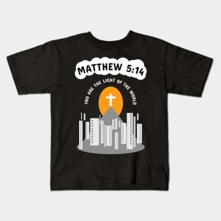 Light of the World bible verse Tshirt Kids T-Shirt